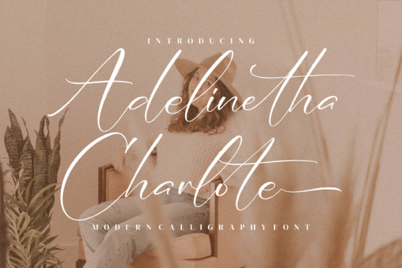 Adelinetha Charlote Font for Brand Campaigns