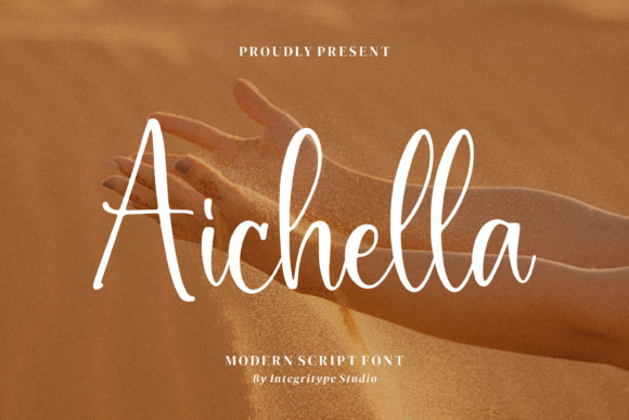 Aichella Script Font for Handmade Creations