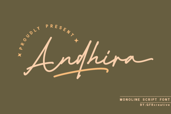 Andhira: A Font That Elevates Brand Identity