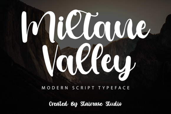 Boost Your Campaign with the Miltane Valley Typeface