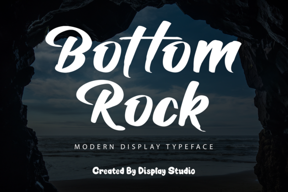 Bottom Rock: A Handwritten Font with Bold Personality