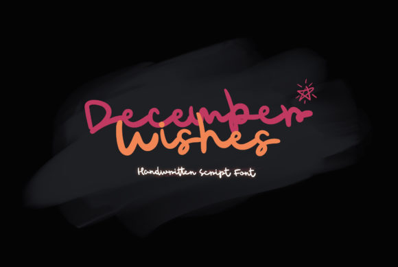 December Wishes: A Playful Handwritten Font for Editorial Projects