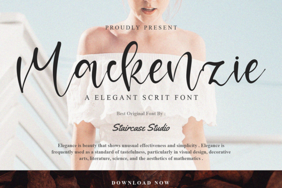 Elevate Your Brand with the Mackenzie Script Font