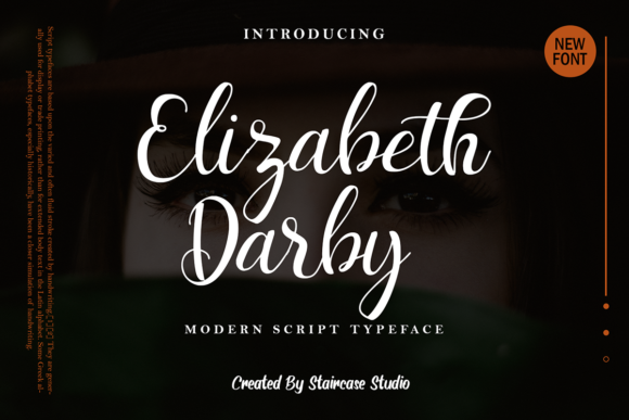 Elizabeth Darby: A Modern Script Font for Web Design