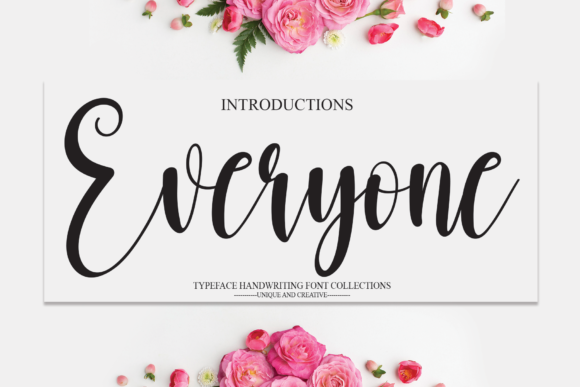 Everyone: A Script Font for Modern Branding