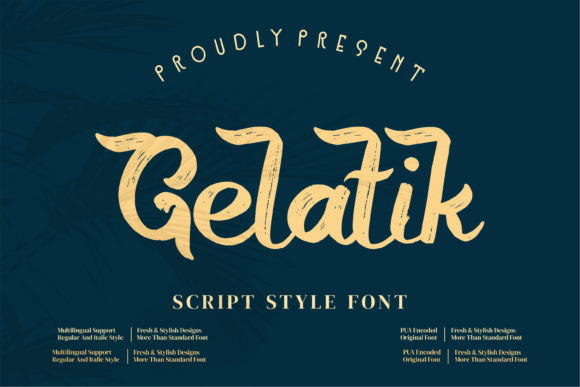 Gelatik: A Modern Handwritten Font for Brand Impact