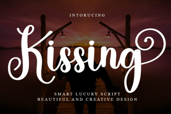 Kissing Font for Modern Web Design