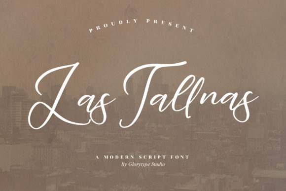 Las Tallnas: A Script Font for Creative Branding Projects