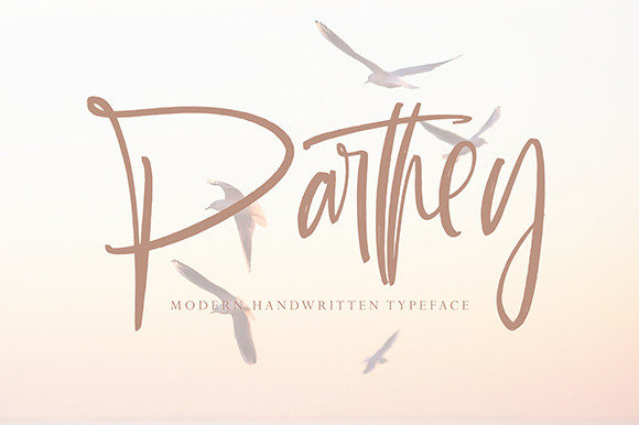 Parthey: A Handwritten Font That Feels Like a Signature
