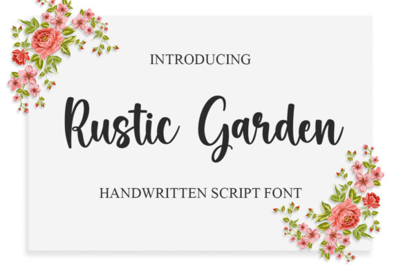 Rustic Garden: A Timeless Script Font for Web Design