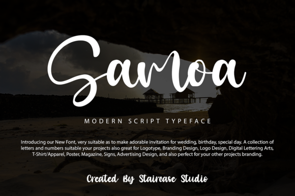 Samoa: A Script Font That Elevates Your Brand