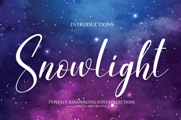 Snowlight: A Script Font That Elevates Campaign Design