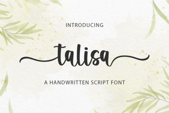 Talisa Script Font for Handmade Creations