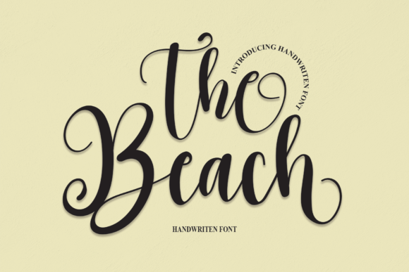 The Beach Font for Branding That Feels Warm and Inviting