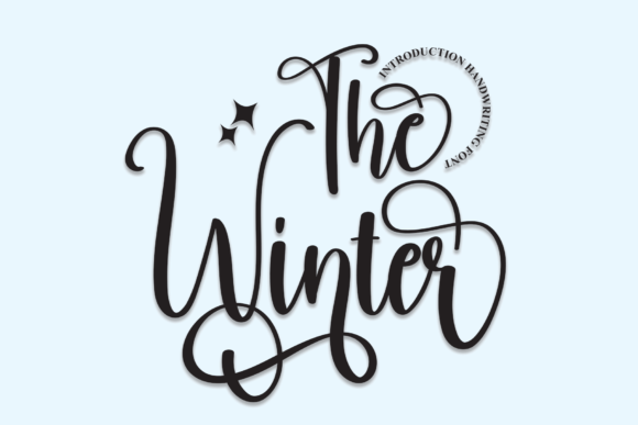 The Winter Font: A Handwritten Elegance for Crafters and Designers