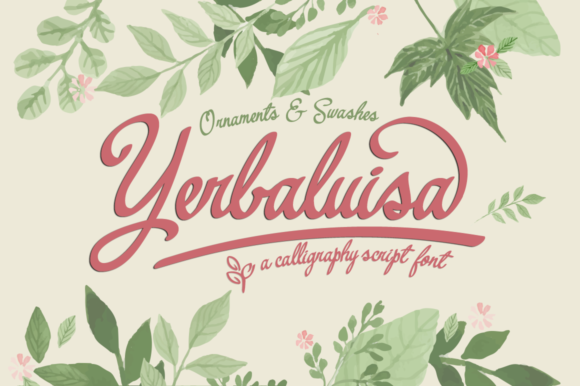 Yerbaluisa: A Font That Breathes Life into Your Creations
