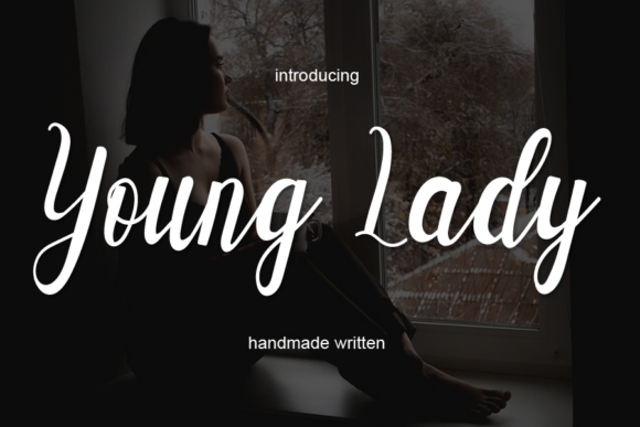 Young Lady Font for a Romantic Blog Header Redesign